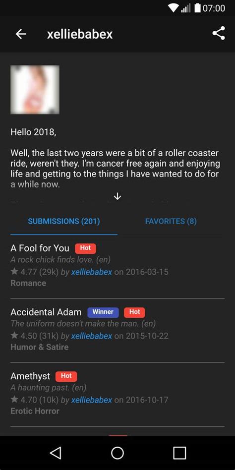 delete literotica account